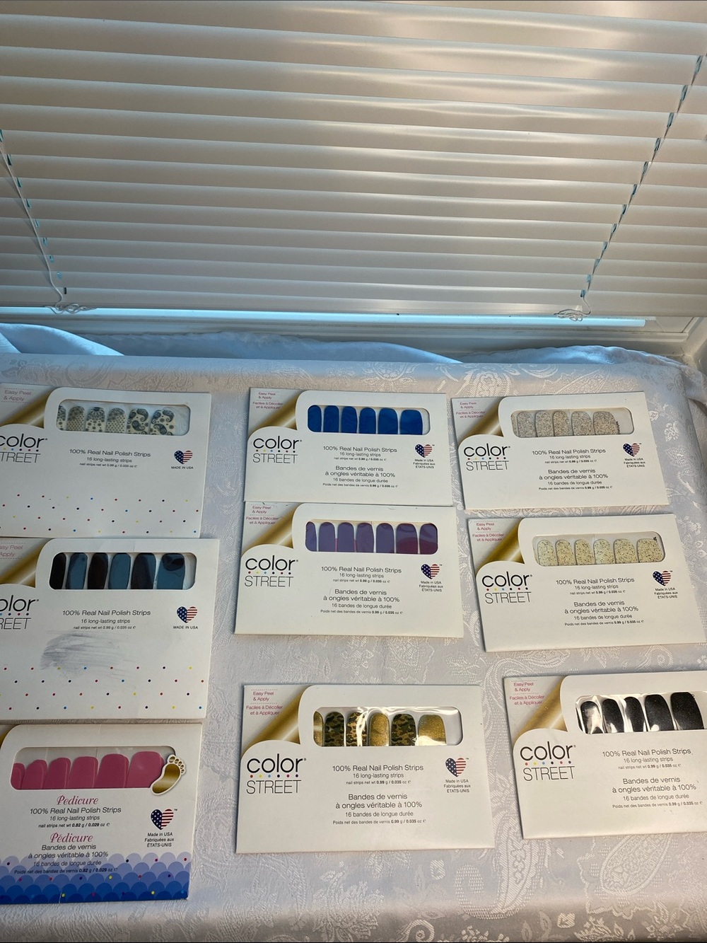 Lot of Color Street nail polish strips, new,